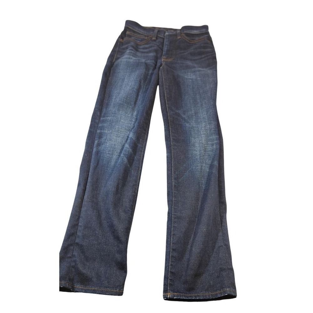Lucky Brand Jeans Womens 2/26 R Blue‎ High Rise Zoe Straight Stretch Denim Pants